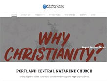 Tablet Screenshot of portlandcentralnaz.org